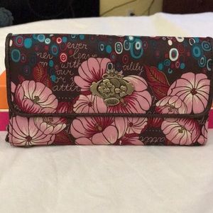 Oilily Wallet, multiple compartment
